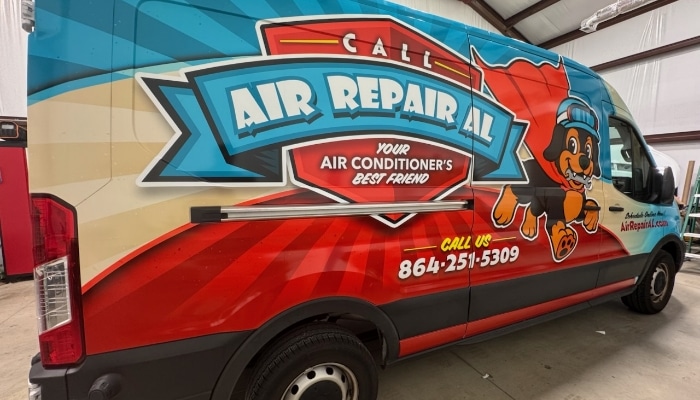 Air Repair Al Truck Interior