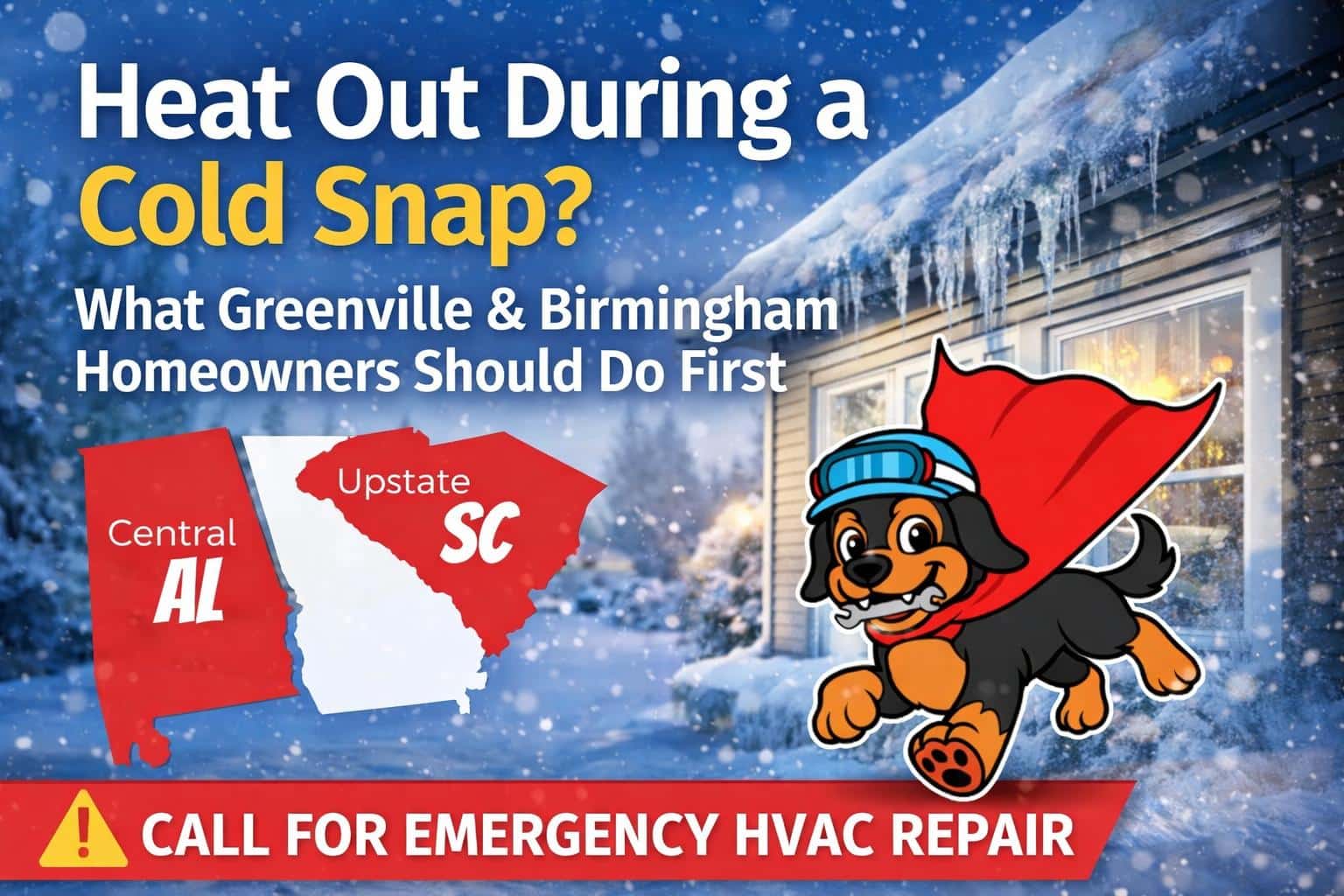 Heat Out Cold Snap Greenville Birmingham Compressed